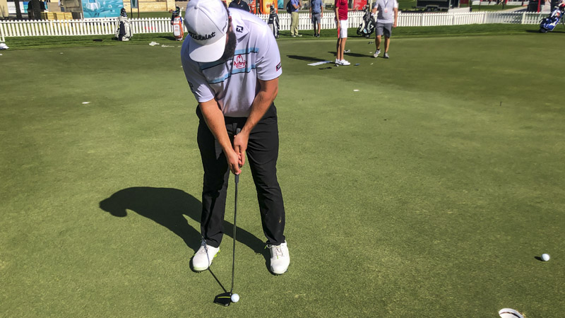 Speaking of, here's Beef giving a new prototype mallet a go.