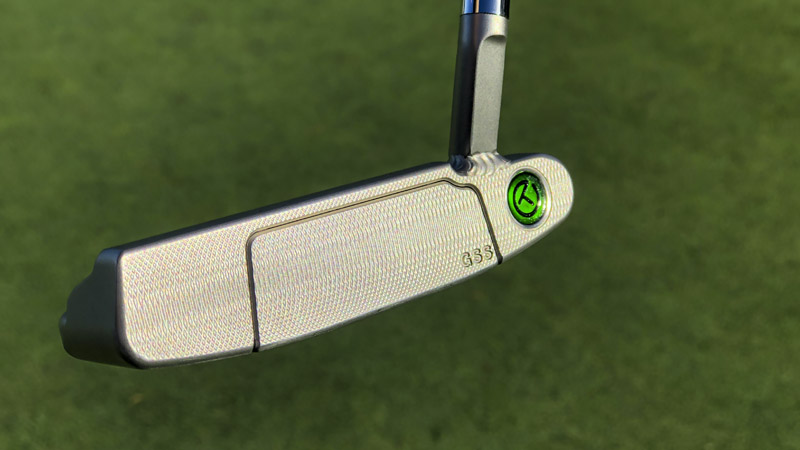 Welded mini-slant neck on a Select Concept 1 Tour putter.