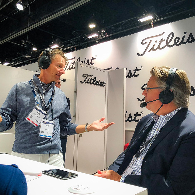 Brad Faxon dropped by during Scotty's chat with Michael Breed.