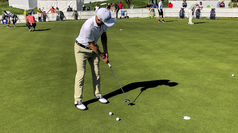 Justin Thomas with his Phantom X T5.5 Prototype.