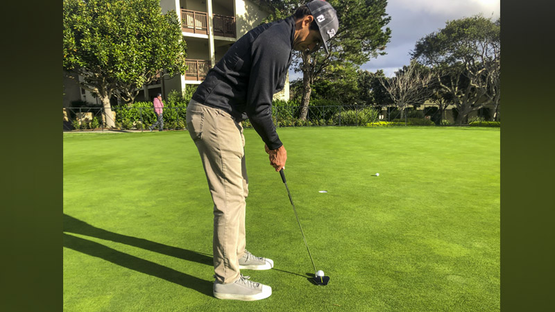 Rafa Cabrera-Bello with a Phantom X 8.5 Tour Prototype.