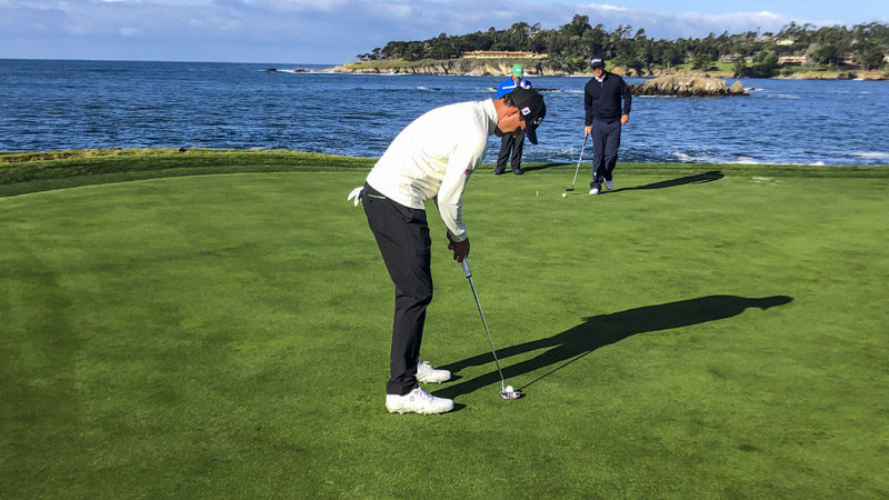 Adam Scott working with is Fastback Prototype.