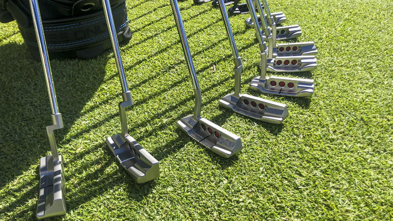 Select Tour putters at the Genesis Open.