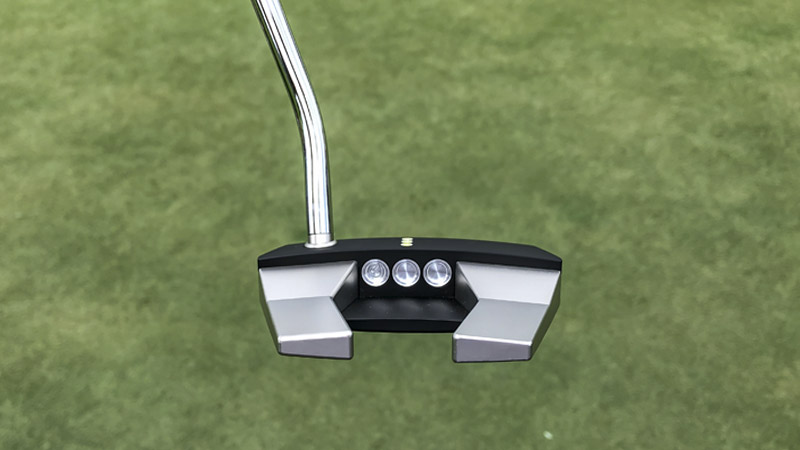 This shot shows the height of the bend of our "low-bend shafts," which help to produce a bit of toe flow.