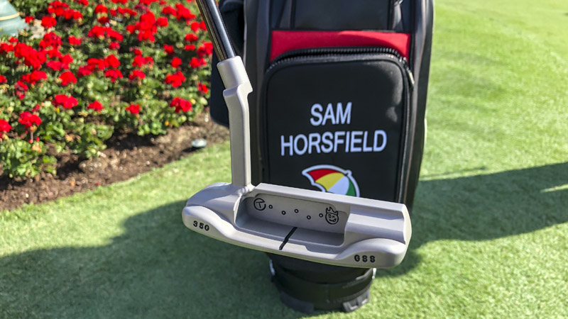 Titleist Brand Ambassador Sam Horsfield's 009M welded neck prototype.