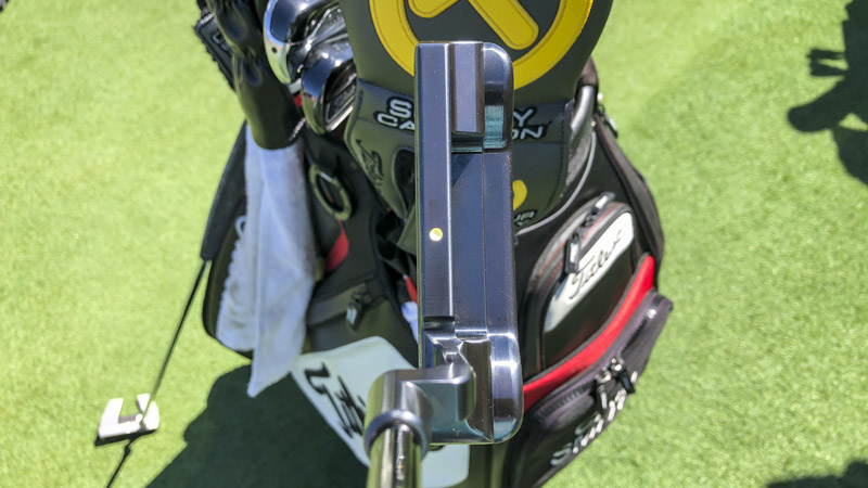 350-gram 009M (Masterful) SSS Tour putter with single milled sight dot.