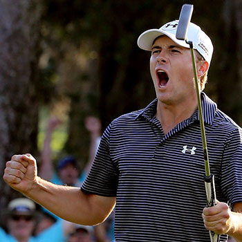 Jordan Spieth Celebrating
