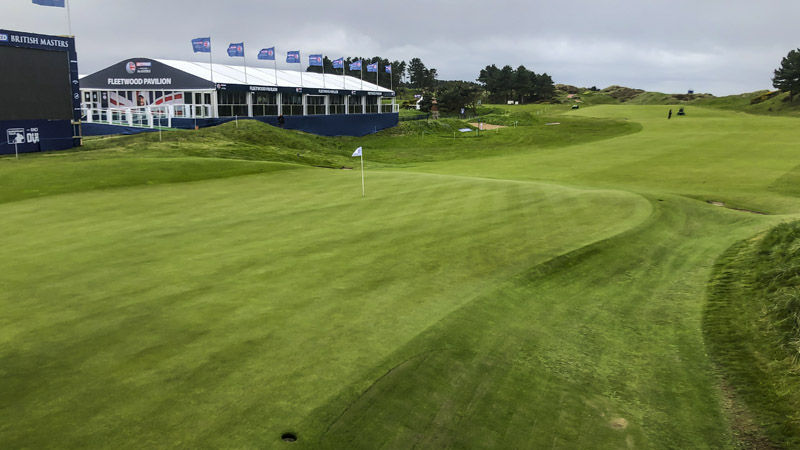 Scenes from Hillside Golf Club in Southport, England.
