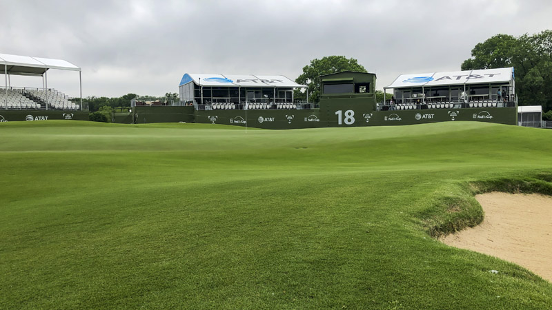 Hole 18 502 yards par 4