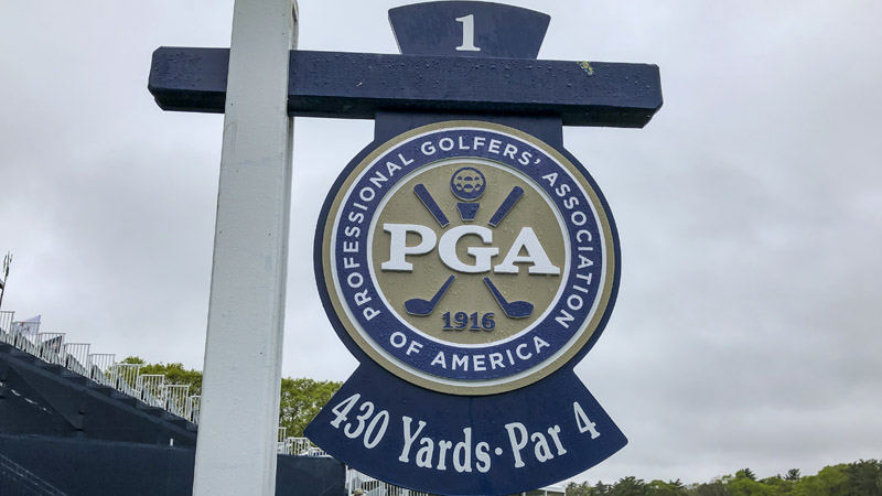 Hole 1 of Bethpage Black
