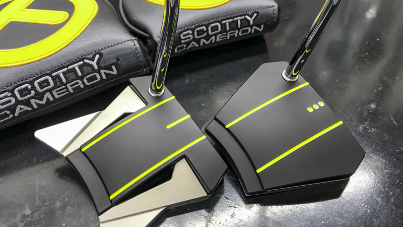 A Phantom X T12 Prototype with a custom Tour Only center sight line next to a Phantom X T8 Prototype.