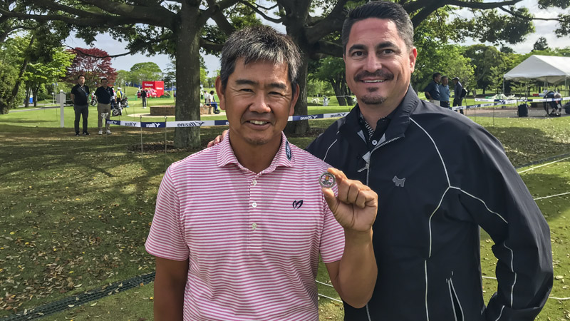 Paul Vizanko with Bikke Fujita.