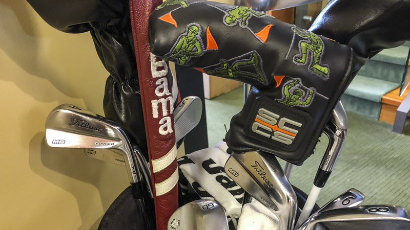 Custom Shop Toy Soldiers headcover spotted on tour.