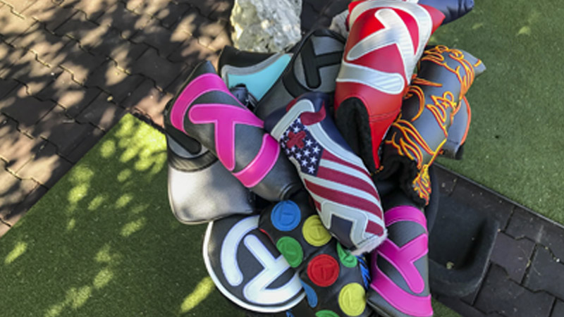 Summer's almost here, so bright headcovers are the call.
