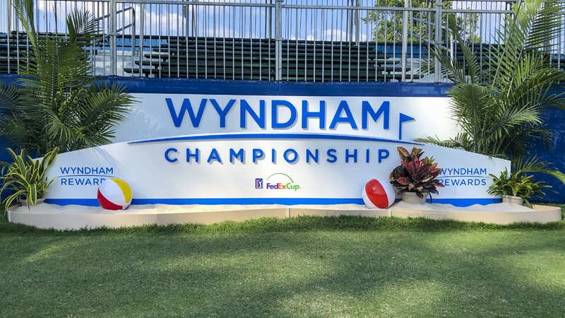 The 2019 Wyndham Championship is in Greensboro, North Carolina this week.