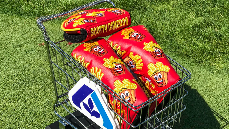 The Friendly Fries Circle T headcover at the Boise Open.