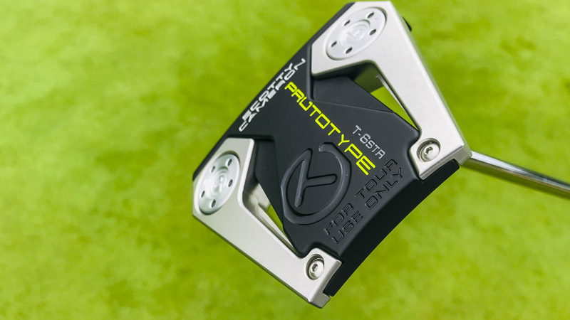 Designed for a straight-back-straight-through putting stroke.
