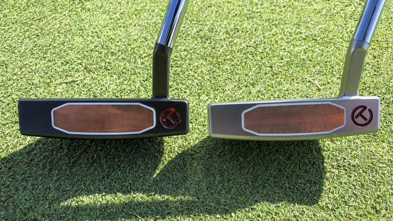 Teryllium T22 Fastback 1.5 in Tour Black and raw stainless steel.