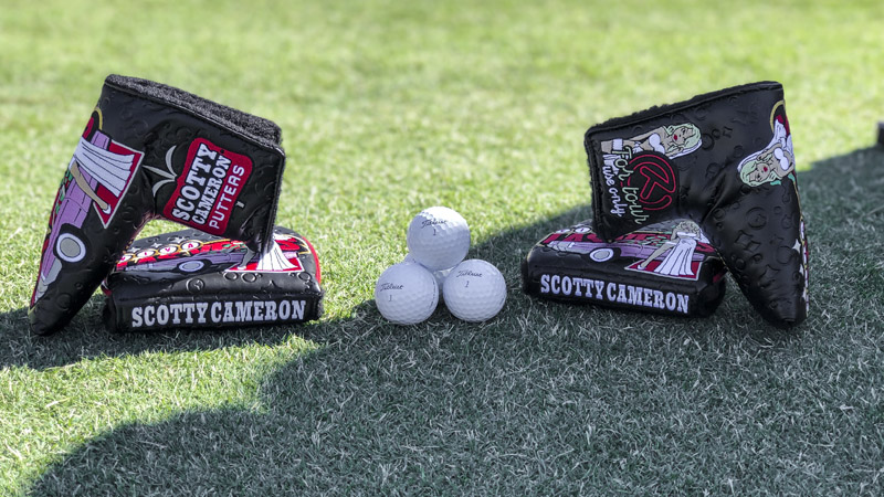 Scotty's latest installment of highly desirable Vegas-themed Circle T headcovers made for loyal putter players.