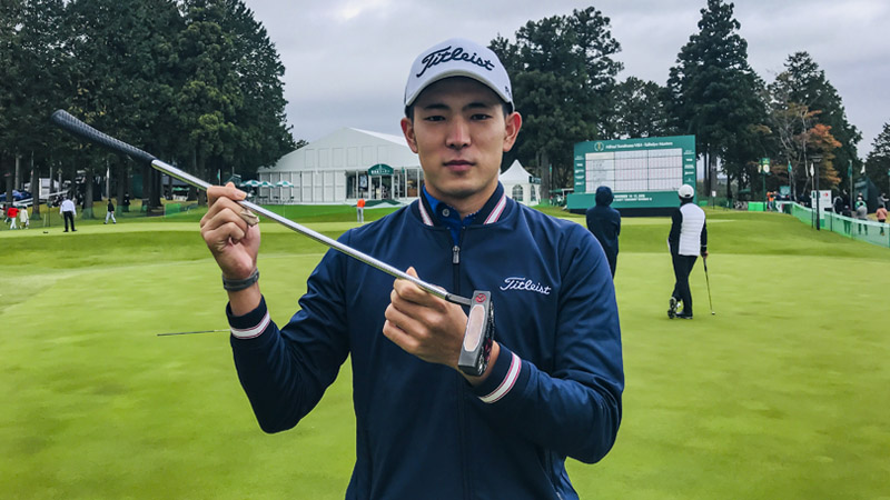 Keita Nakajima with a Scotty Cameron Teryillum Tour Fastback 1.5