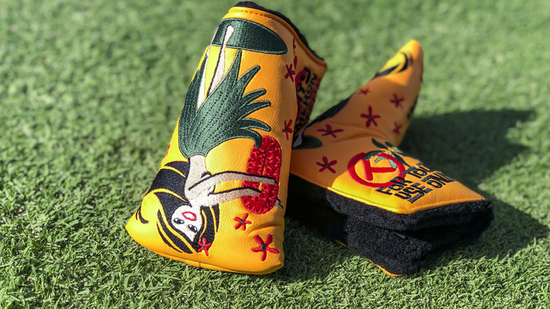 Hawaiian Open Dashboard Dancer headcover.