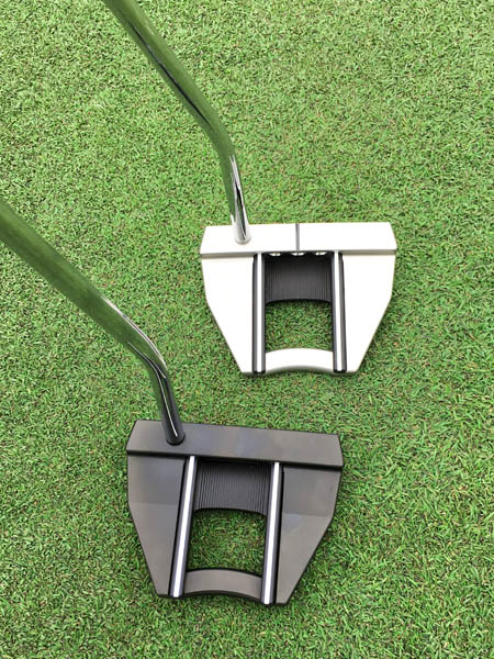 Tour Only Futura X7M putters in silver and black finishes.