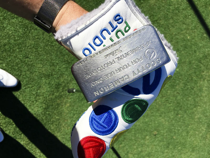 A well-gamed Scotty Cameron Squareback Xperimental Prototype in Perth.