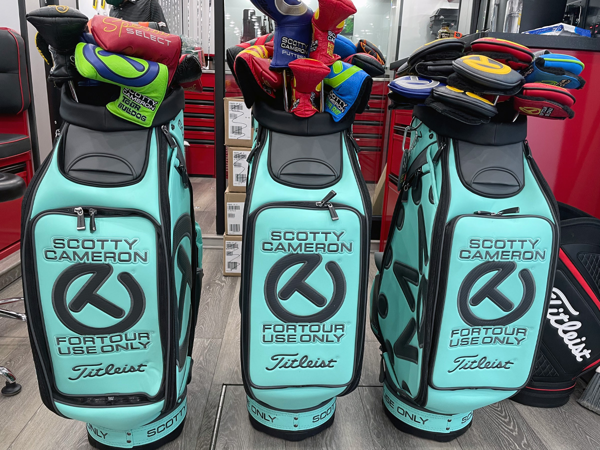 2021 TOUR Bags in the Titleist Tour truck