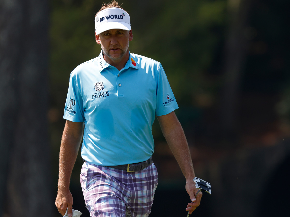 Ian Poulter with his Phantom X T-11.5 PROTO