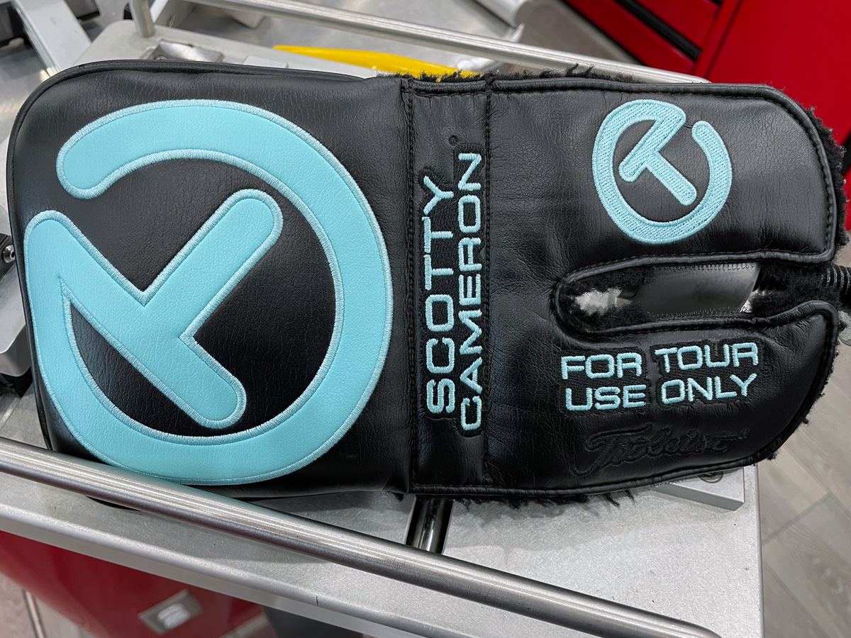 Adam's personal Circle T mallet headcover
