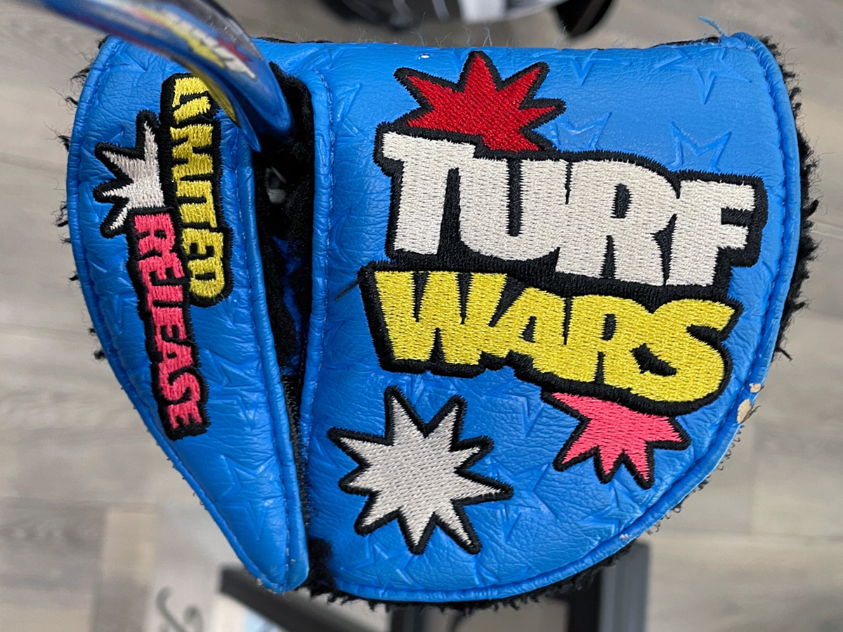 Bernd's Turf Wars headcover on his T-5W