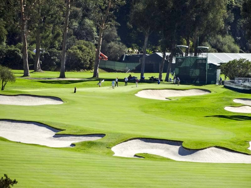 Bunkers abound at Riviera.