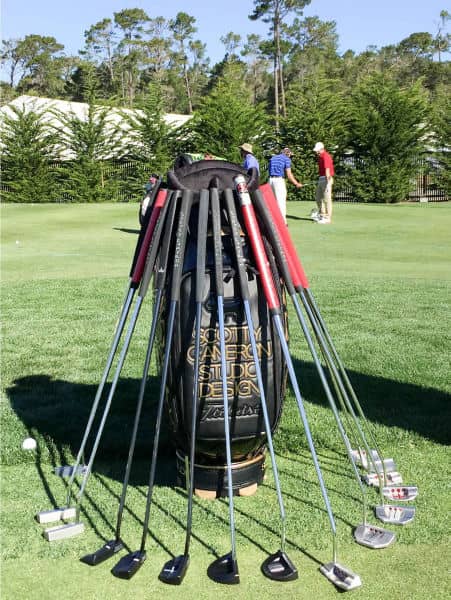 Our Scotty Cameron Tour staff bag with something for everyone.
