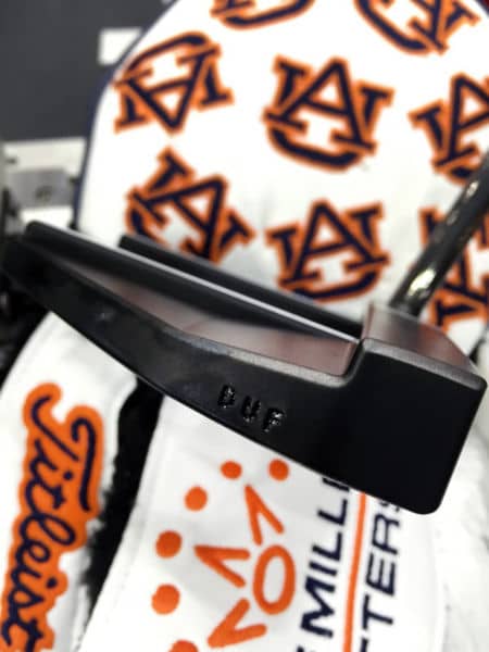 Jason Dufner's gamer, stamped.