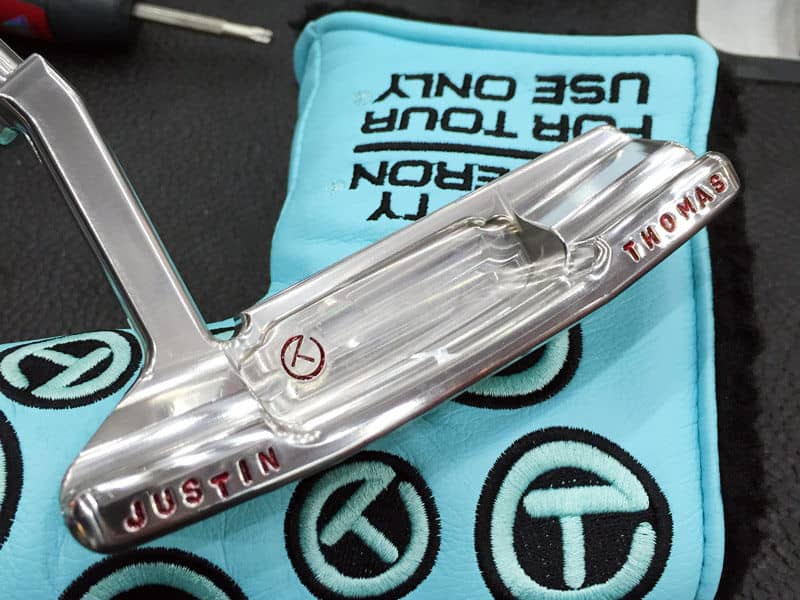 He worked with Scotty last week here at the Putter Studio, and he departed with this custom made Tour beauty.