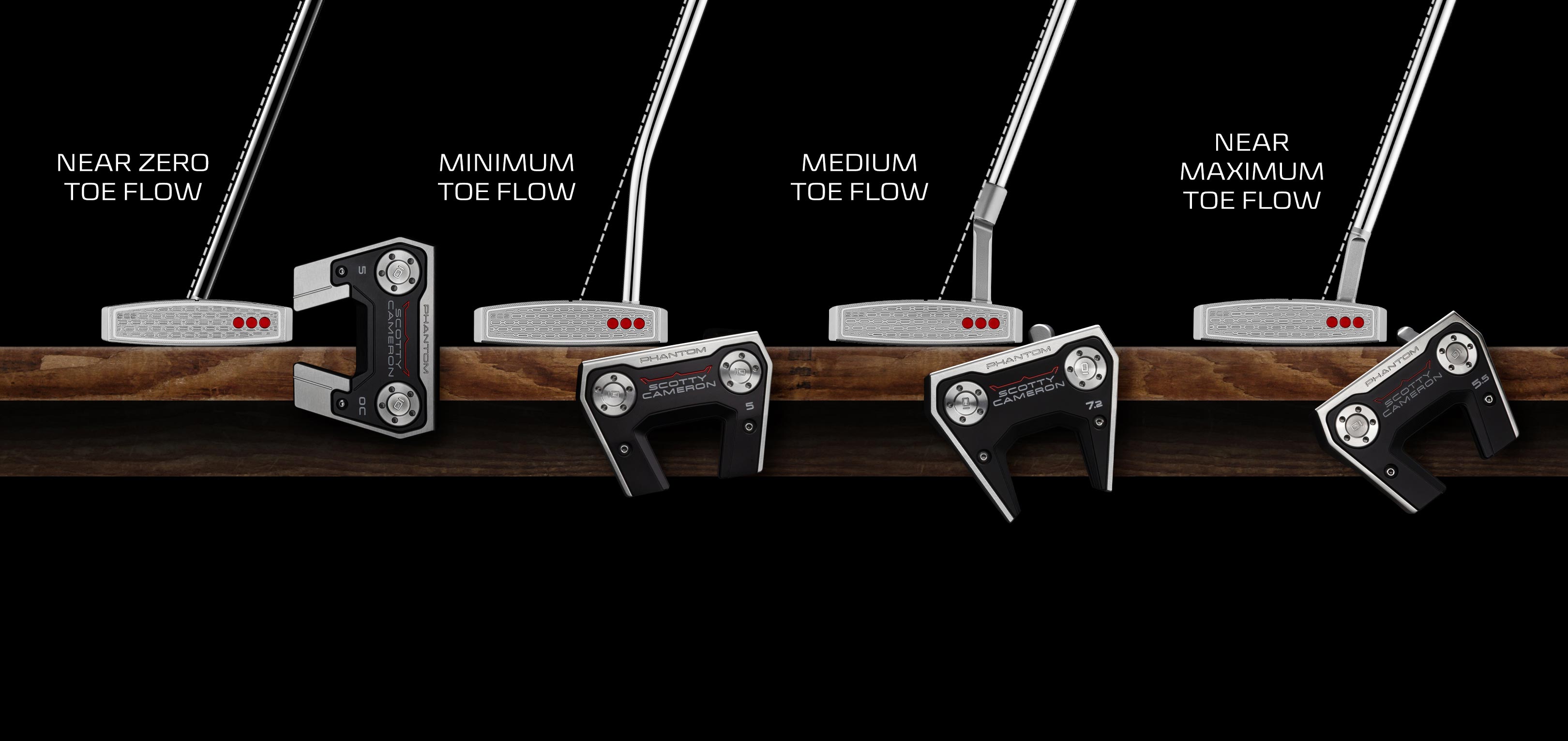 Putter family toe flow