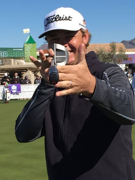 Patton Kizzire aiming to shoot them down this week at the Waste Management Phoenix Open with his GoLo 5R Tour putter.