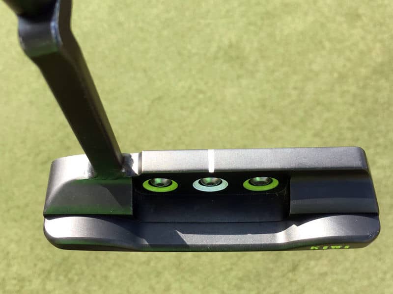 Titleist Brand Ambassador Brett Rumford's welded neck Newport Button Back Tour Prototype.