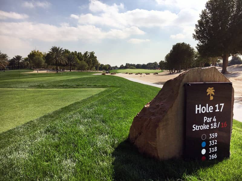 Another beautiful day for golf.