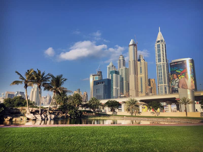 The Dubai skyline