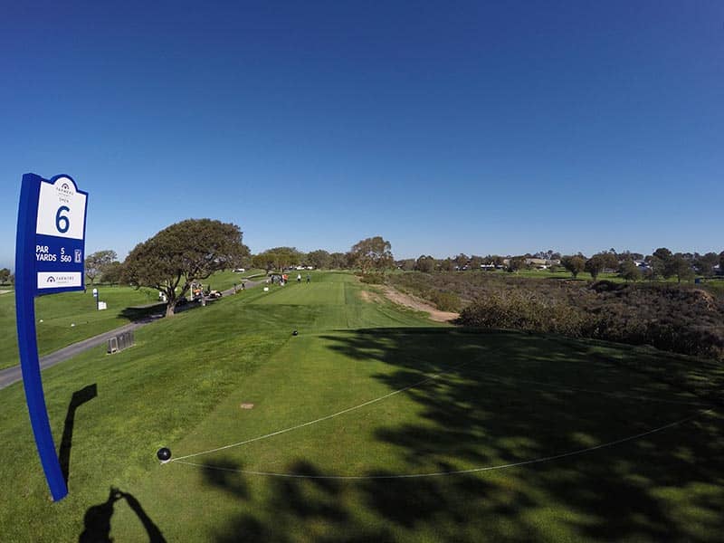 Can you cut the corner at No. 6?