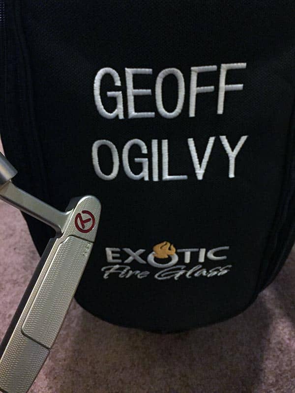 Long-time Newport-style player, Titleist Brand Ambassador Geoff Ogilvy is working with a new Select Concept 1 (Newport) Tour putter.