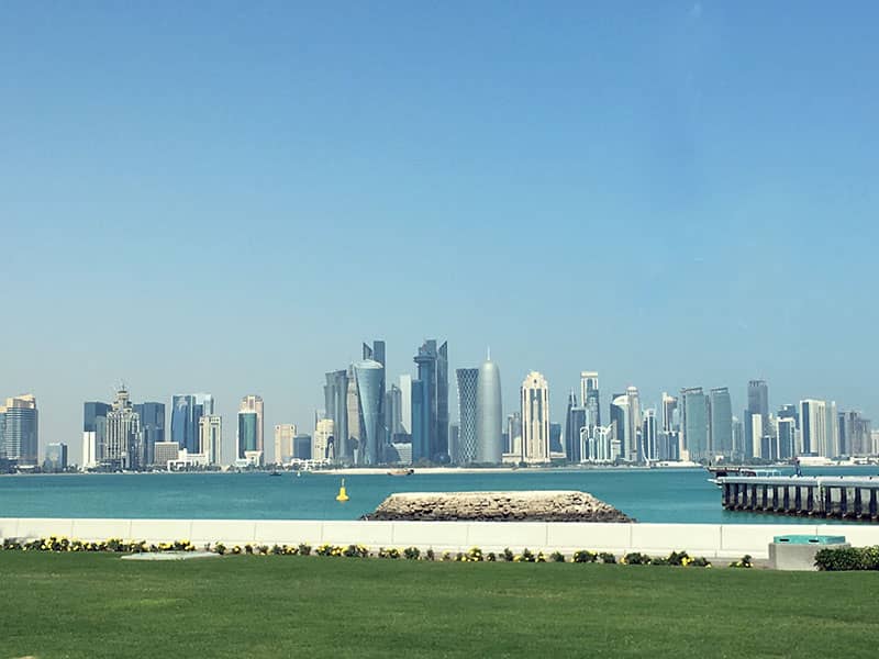 Doha, capital of the peninsular Persian (Arabian) Gulf country Qatar, is a modern city on Doha Bay.