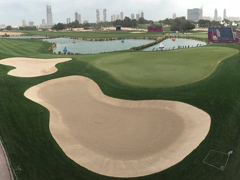 More course shots in Qatar.