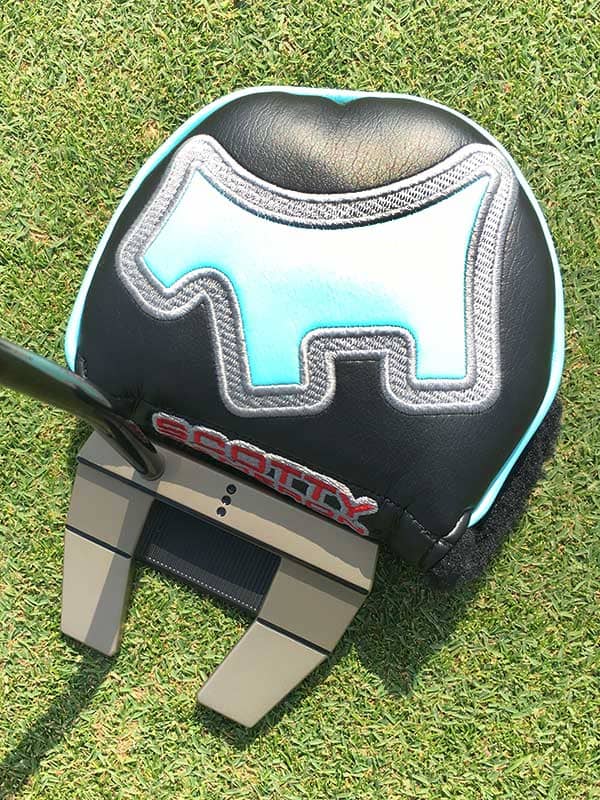 Futura X7 Tour Prototype in Chromatic Bronze with a new Scotty Dog Circle T Tour headcover.