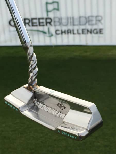 Stunning Cameron & Co. Twisty, as seen on the practice green at PGA West.