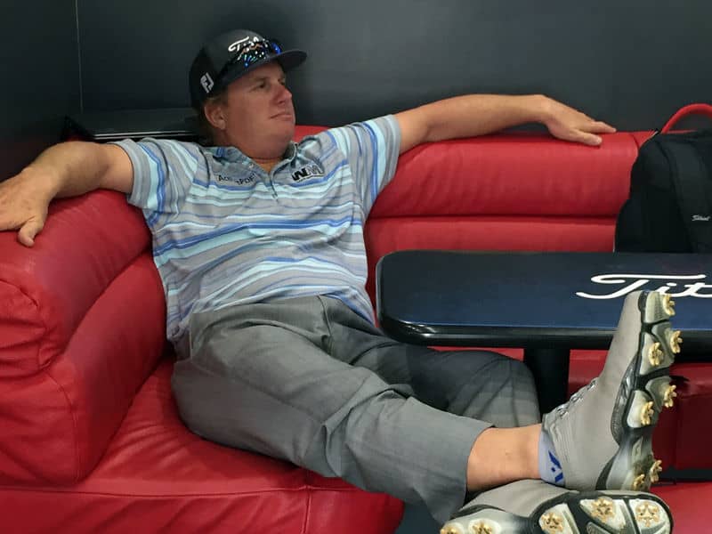 Charley Hoffman (sweet FJs) is in a relaxed kind of mood.