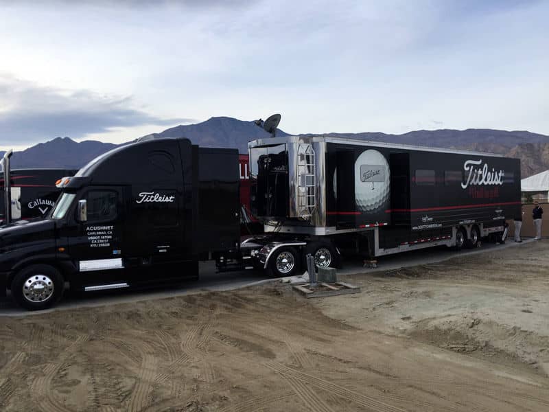 The Titleist Tour Van