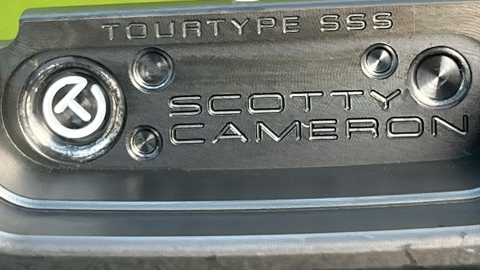 Detail of Scotty Cameron Tour Putter