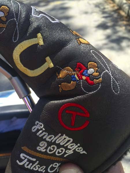 The Circle T headcover given to loyal Scotty Cameron putter players at the 2007 PGA Championship.